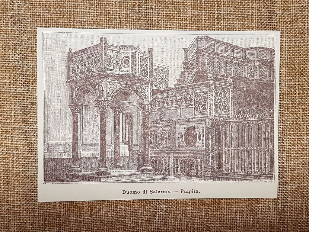 Salerno nell'800 Il pulpito del Duomo Campania