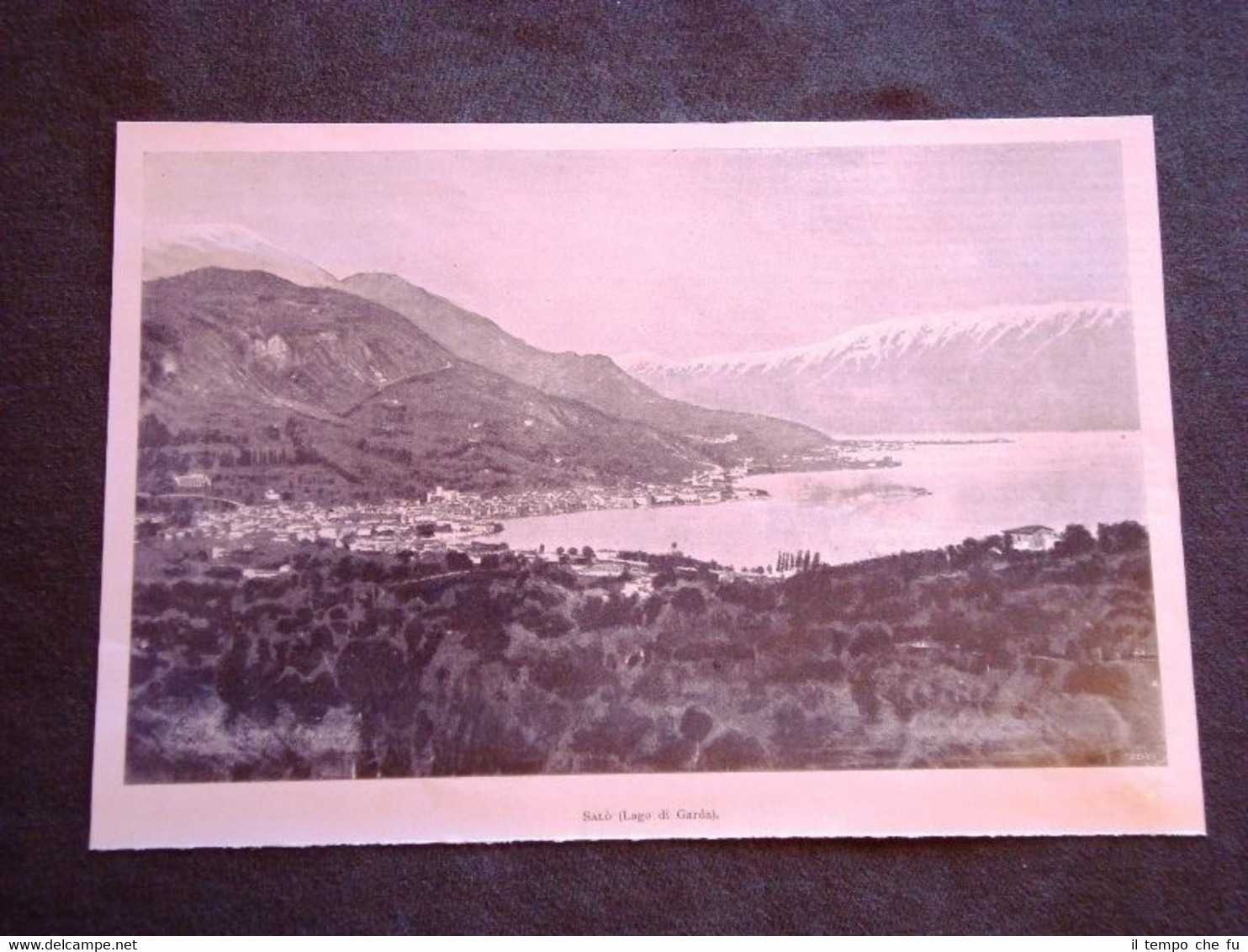 Salò nel 1901 Lago di Garda