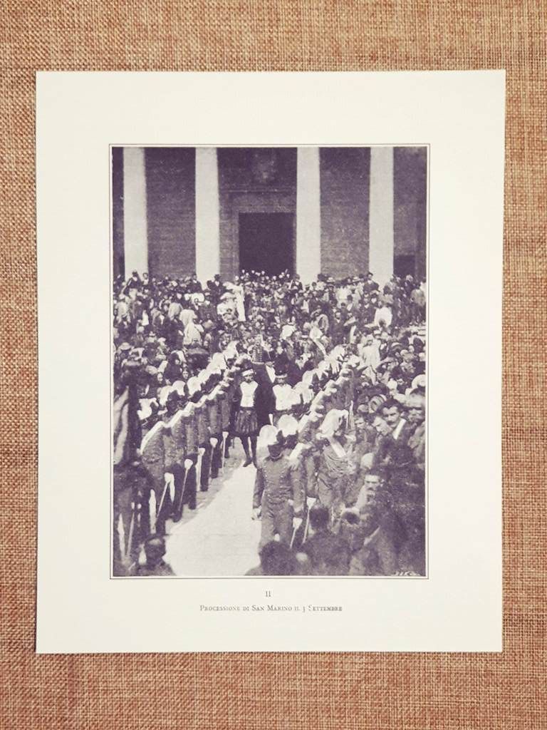 San Marino 3 settembre 1911 La processione Stampa del 1999 …