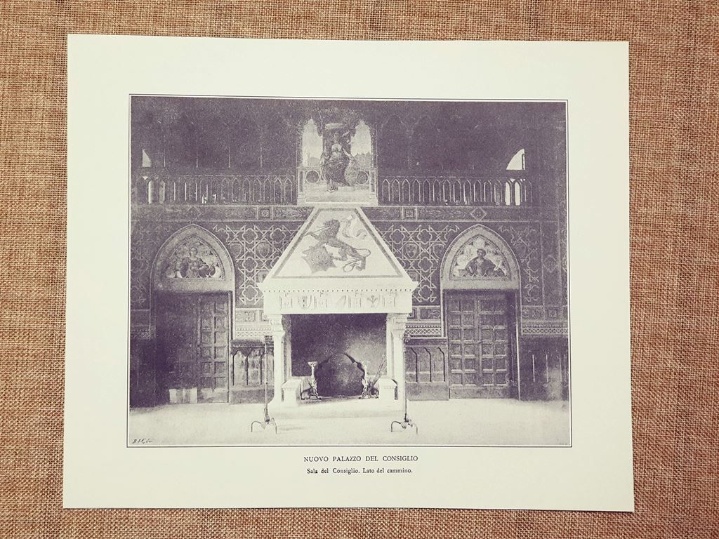 San Marino nel 1911 Nuovo Palazzo del Consiglio La sala …