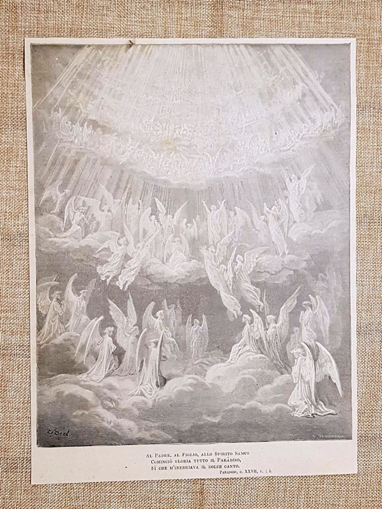 San Pietro contro i papi Divina Commedia Paradiso Incisione di …