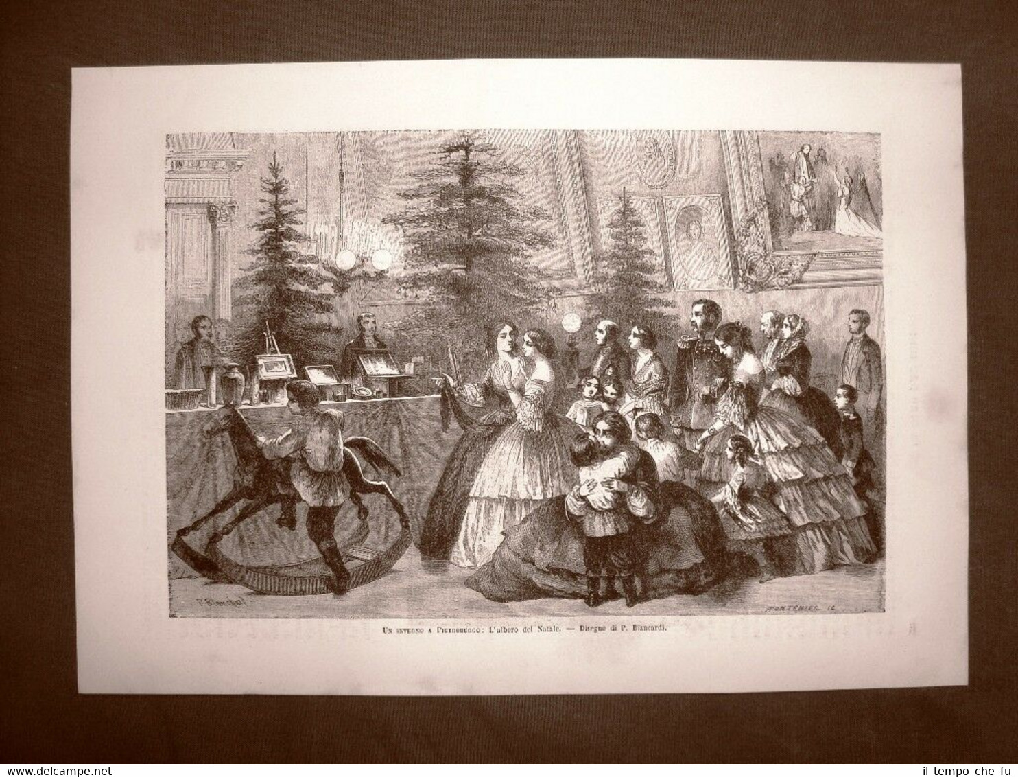 San Pietroburgo nel 1863 Un inverno Albero di Natale Russia …