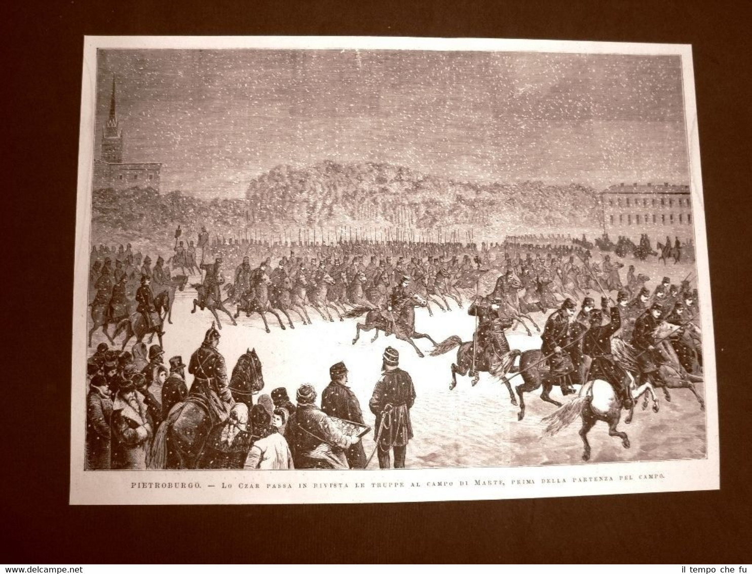 San Pietroburgo nel 1876 Rivista dello Zar Alessandro II Romanov …