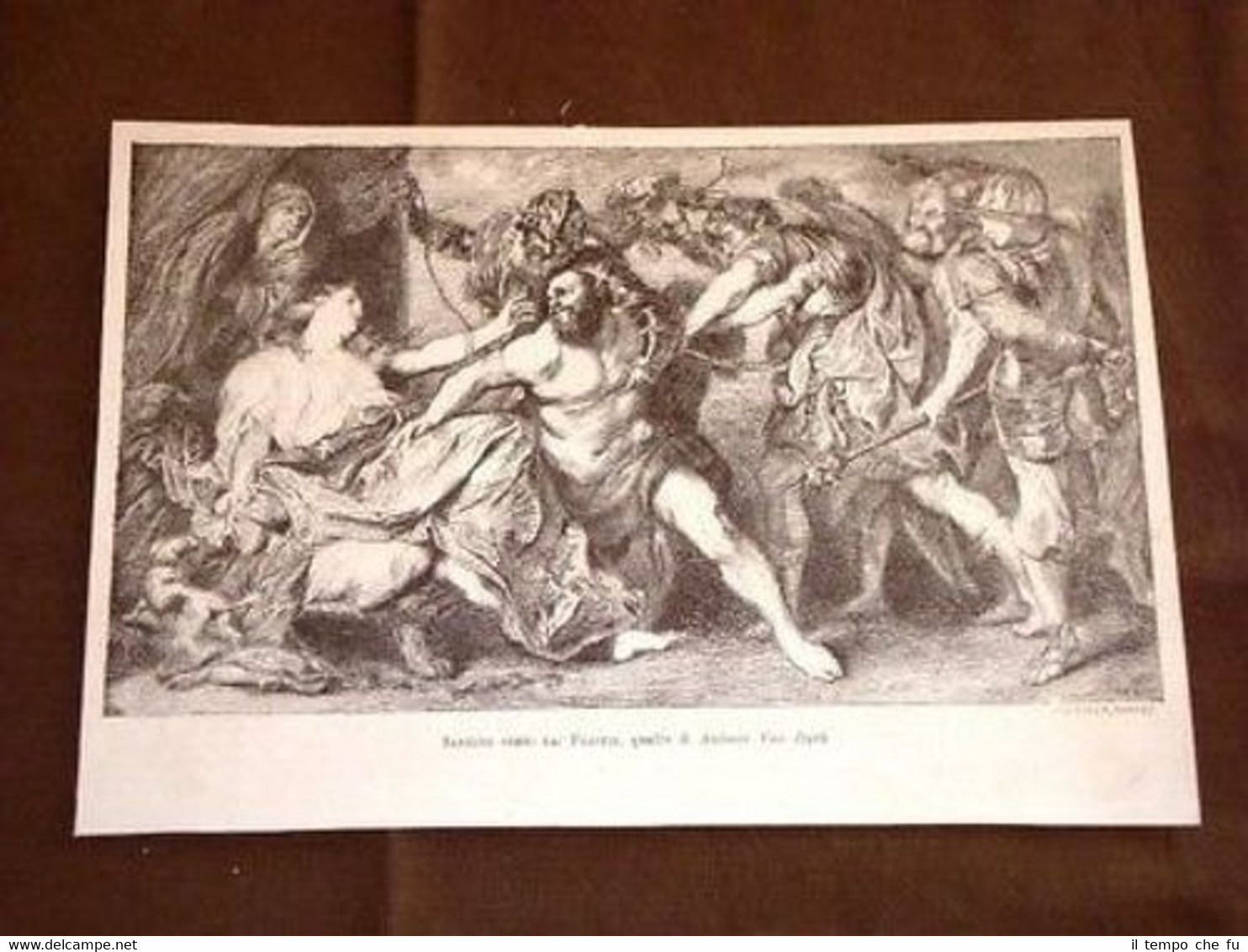 Sansone preso dai Filistei Quadro di Antonio Van Dyck