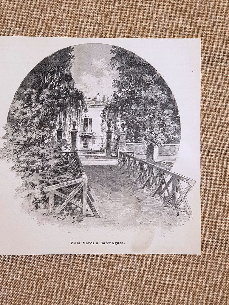 Sant'Agata di Villanova nel 1896 Villa Verdi