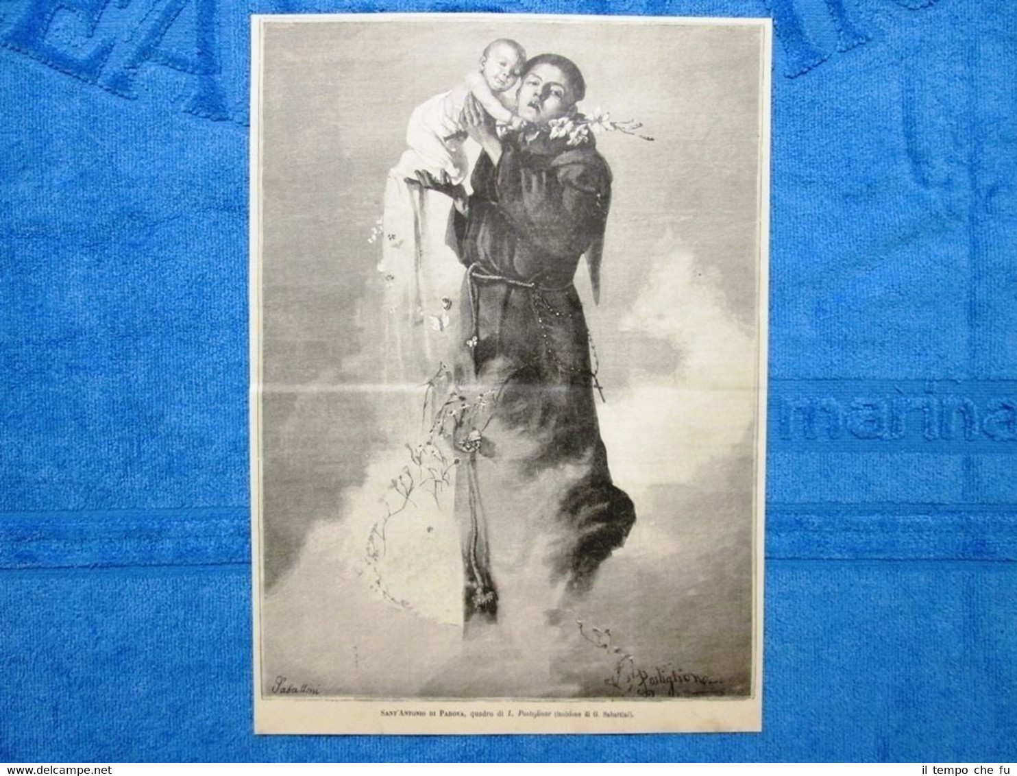 Sant'Antonio di Padova, quadro di L. Postiglione
