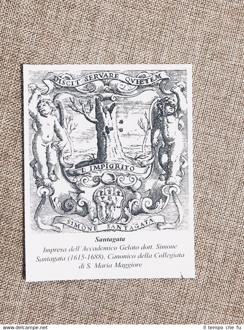 Santagata Famiglia nobile Stemma Annuario della nobiltà e Giornale araldico