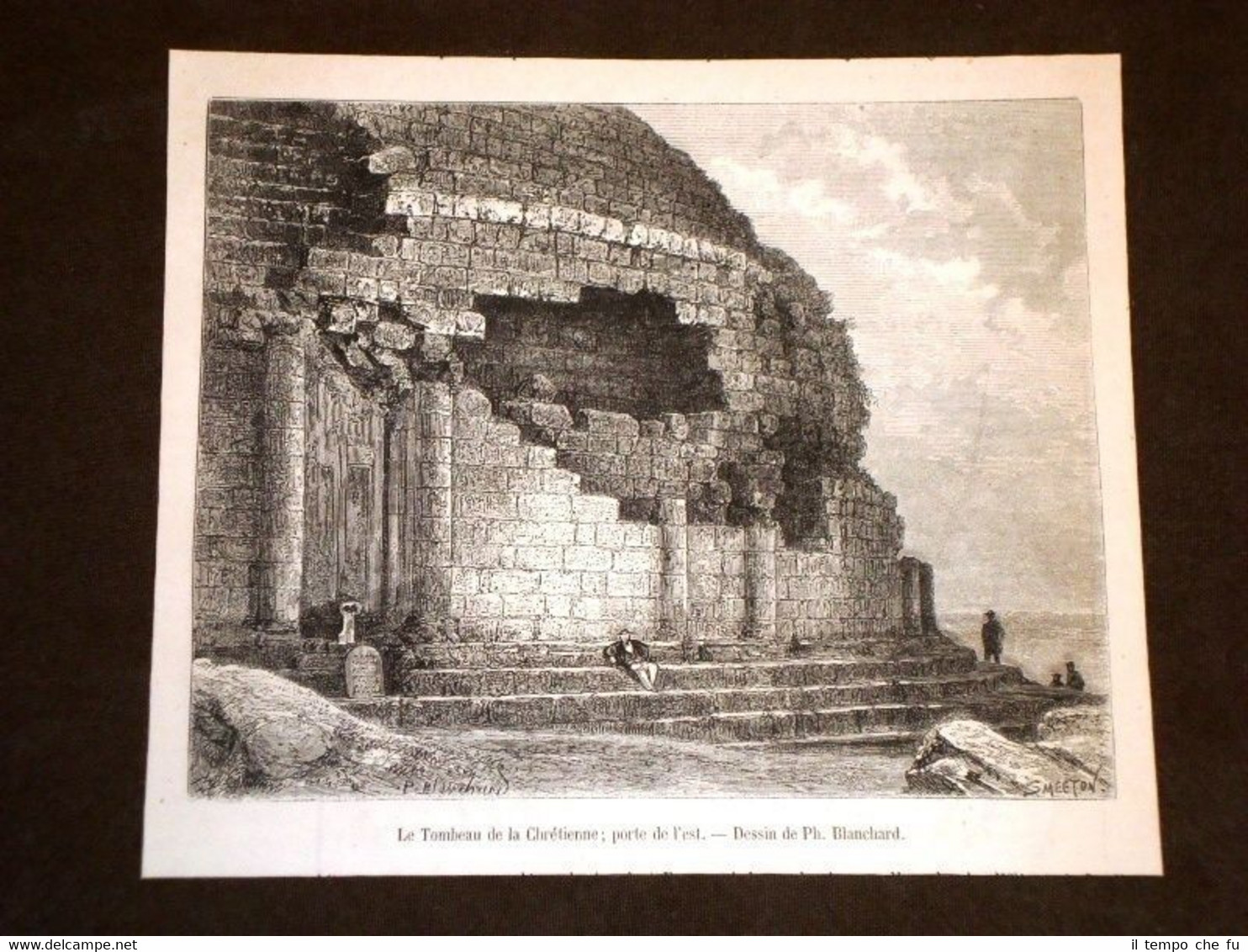 Santillana nel 1871 Tomba cristiana Porta lato est