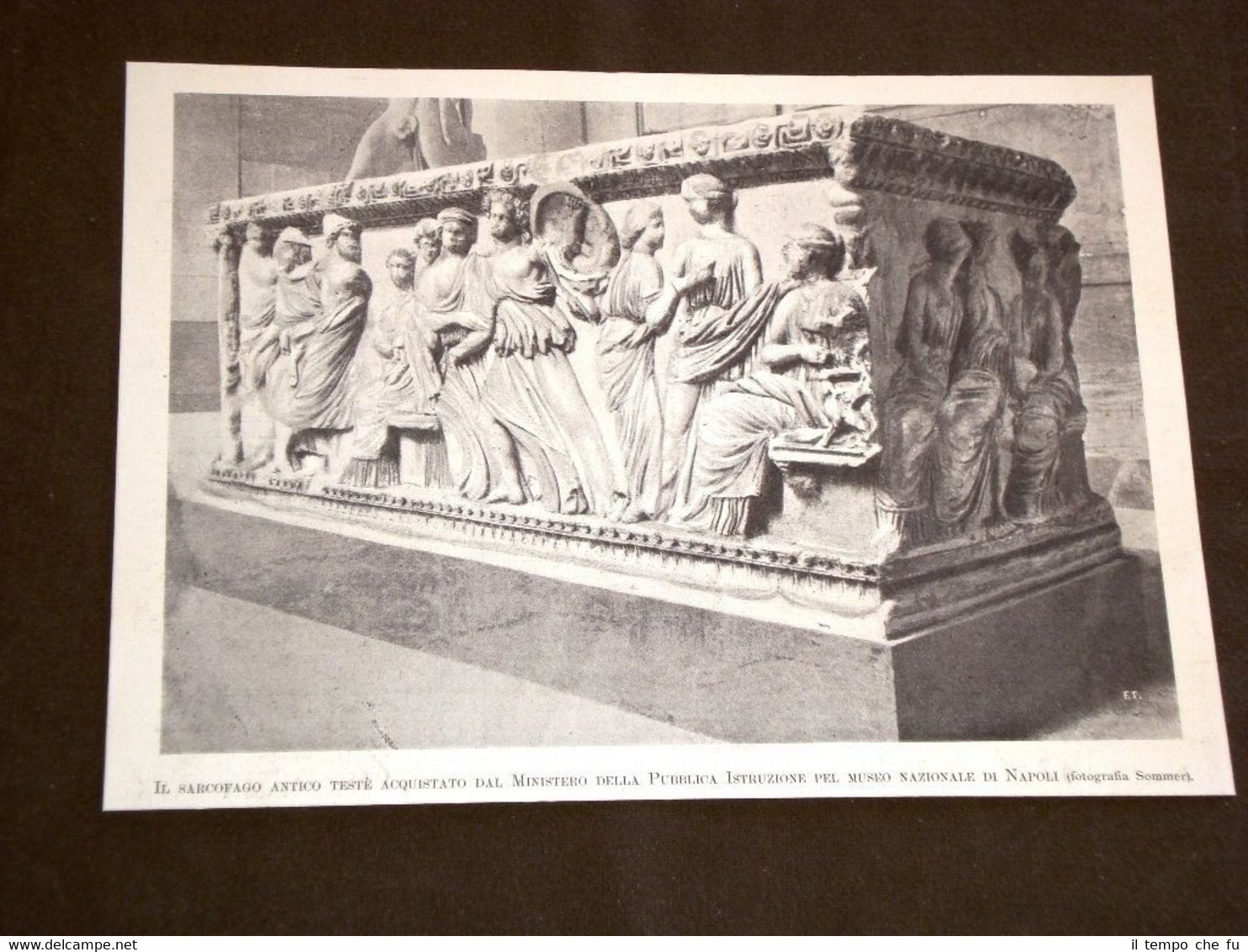 Sarcofago antico Acquistato dal Ministero per il Museo di Napoli …