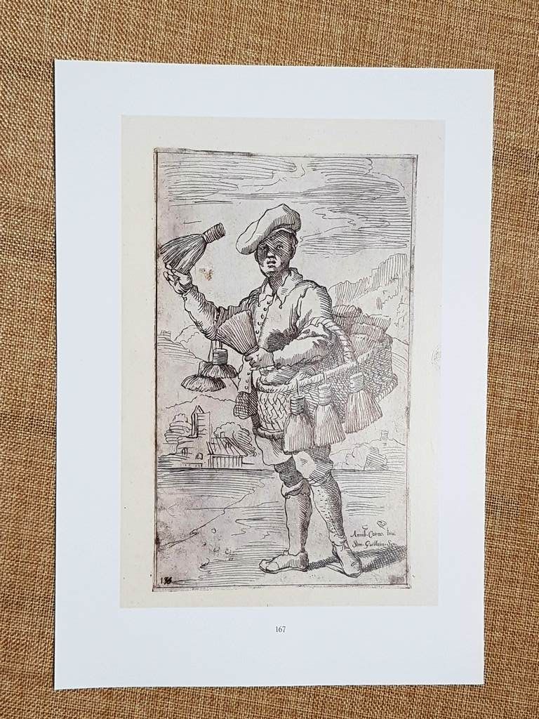 Scopettaro e Vende quadri Tavola del 1646 A. Carracci Arti …