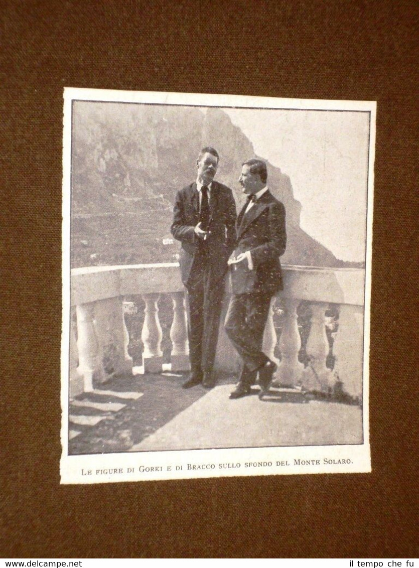 Scrittore Maksim Gor'kij o Aleksej Maksimovi? Peškov e Di Bracco …