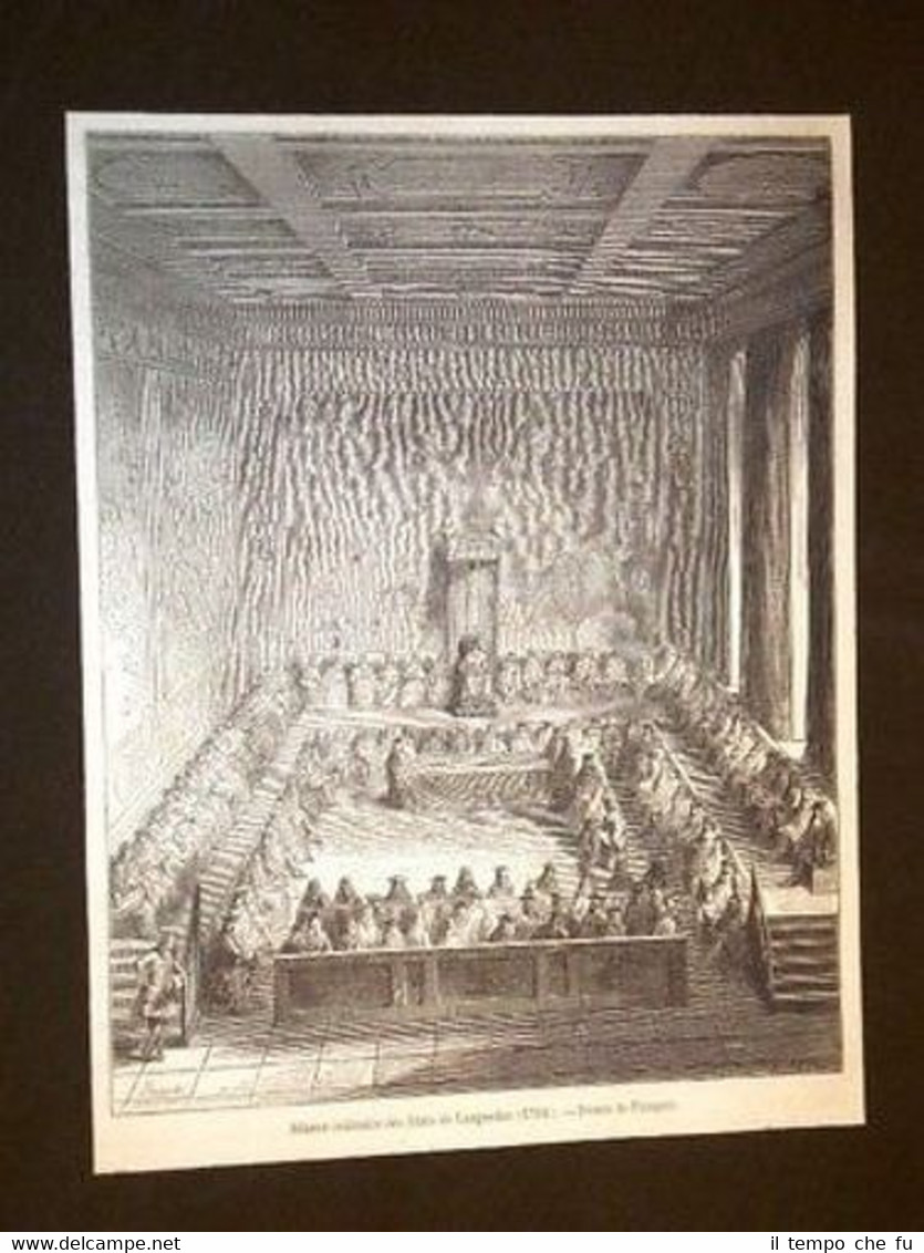 Sèance ordinaire des Etas de Languedoc - Pauquet