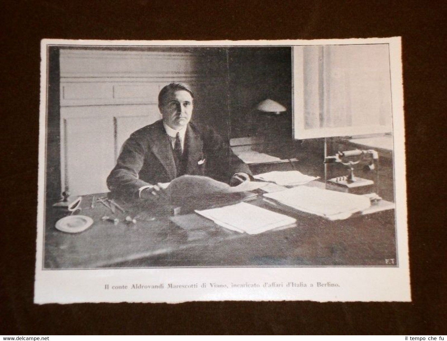 Senatore e Diplomatico Luigi Aldovrandi Marescotti di Bologna