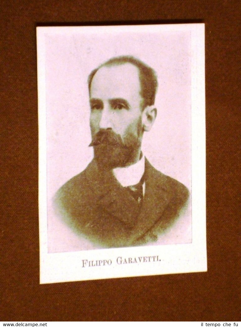 Senatore nel 1910 Onorevole Filippo Garavetti