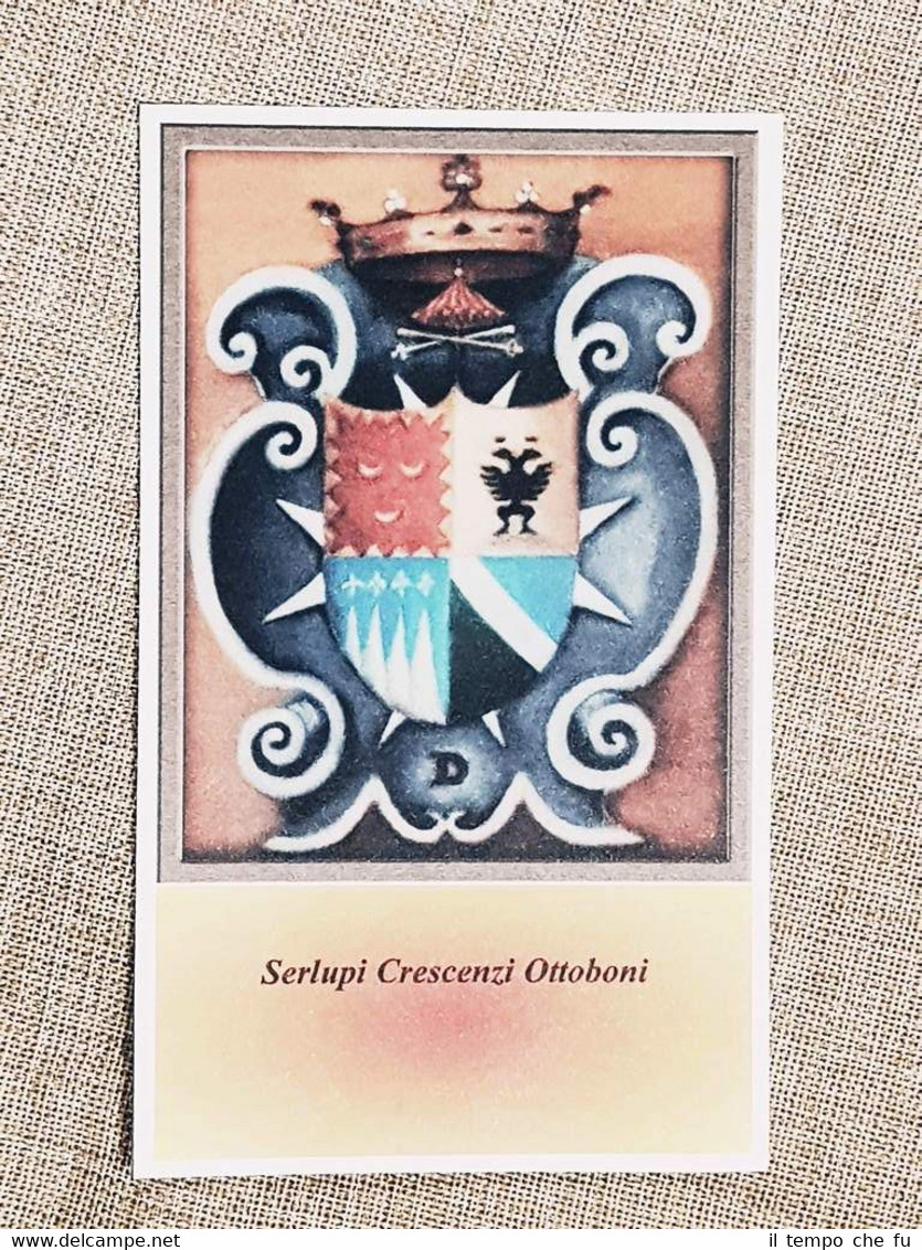 Serlupi Crescenzi Ottoboni Famiglia nobile Stemma Annuario nobiltà Araldica