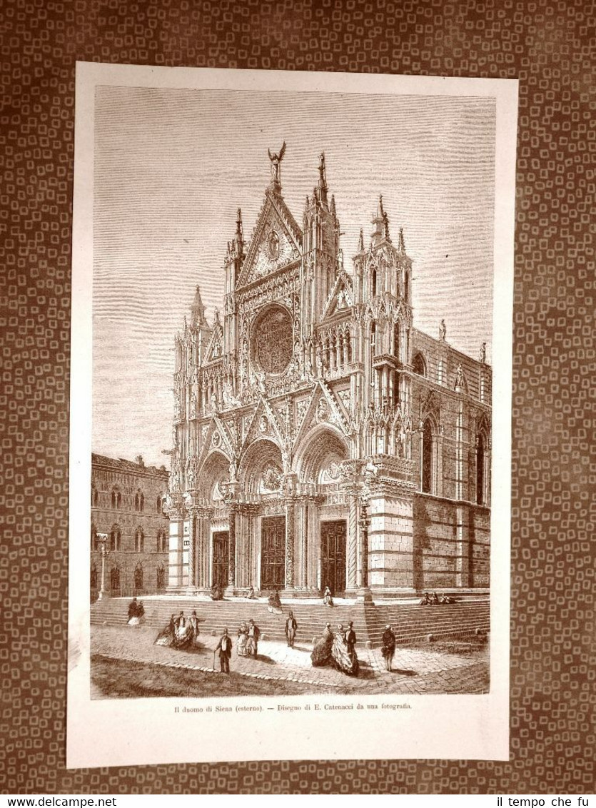 Siena nel 1863 Il Duomo Toscana