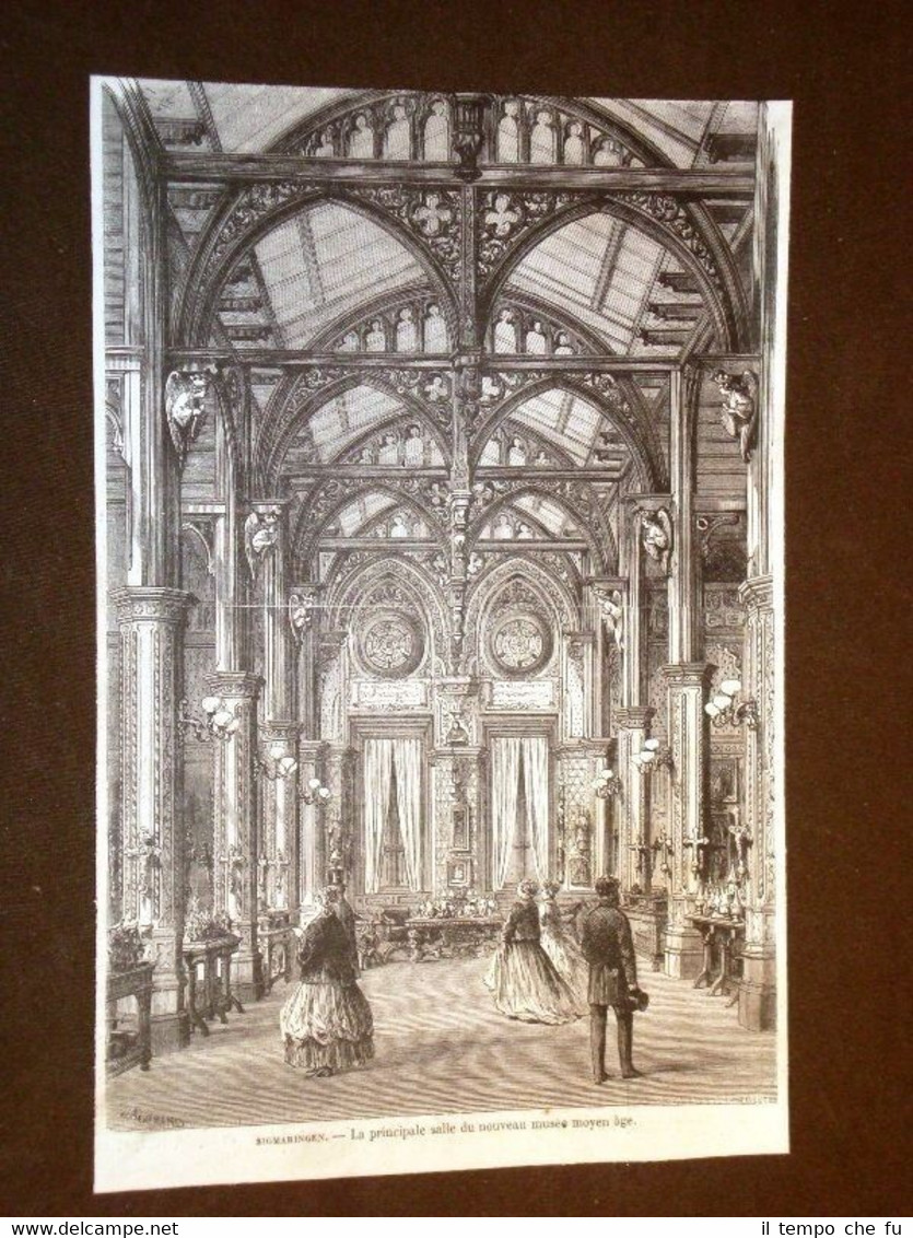 Sigmaringen o Sigmaringa Sala principale del nuovo Museo Germania