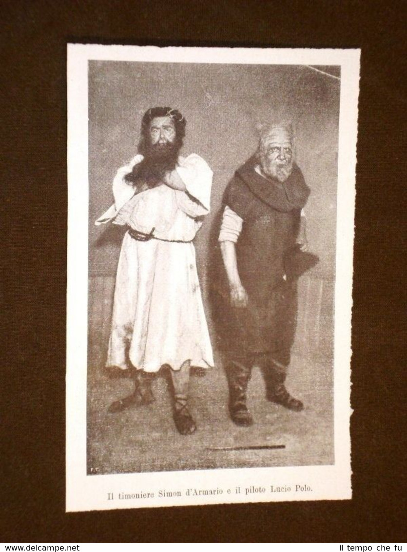 Simon D'Armario e Lucio Polo nel 1908 La Nave di …