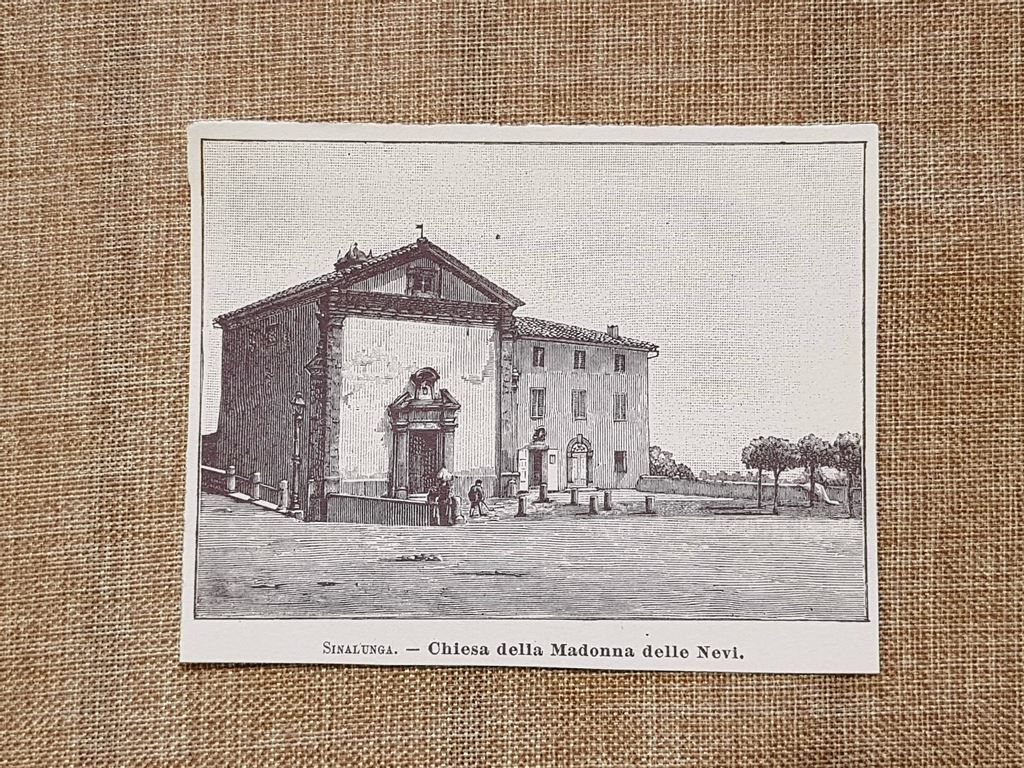 Sinalunga nell'800 Chiesa della Madonna delle Nevi Toscana