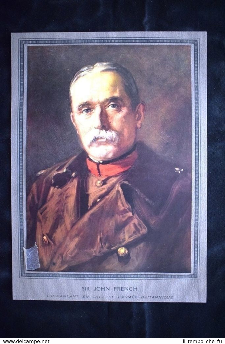 Sir John French Commandant en chef de l'armée britannique WW1 …