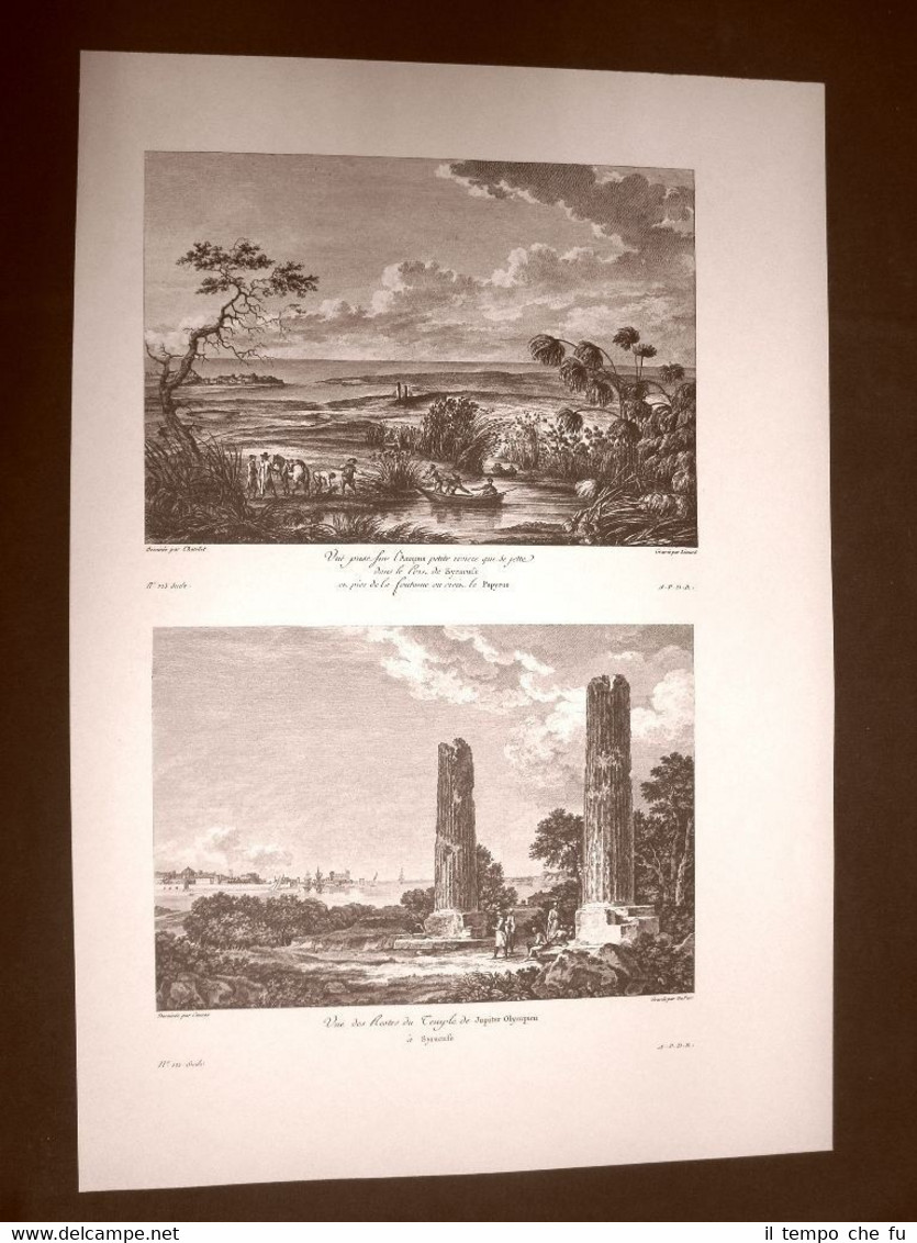 Siracusa Papiri Anapus e Tempio di Zeus Sicilia Voyage Pittoresque …