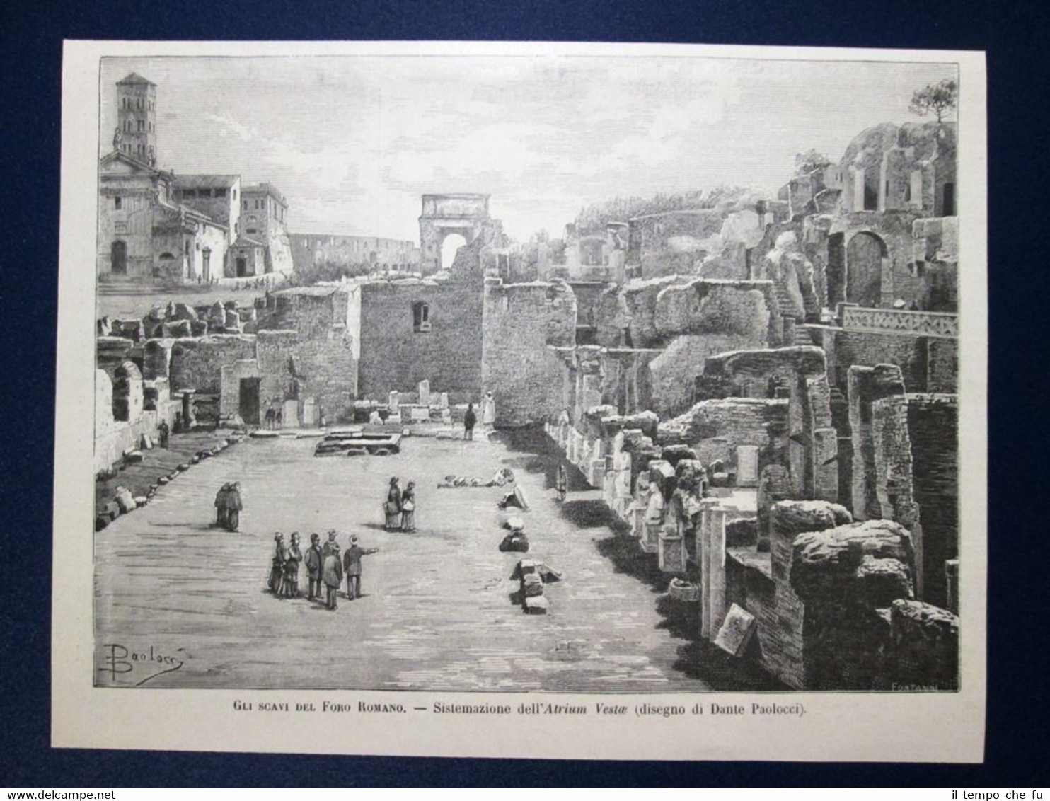 Sistemazione dell'Atrium Vestae - Gli scavi del Foro Romano nel …