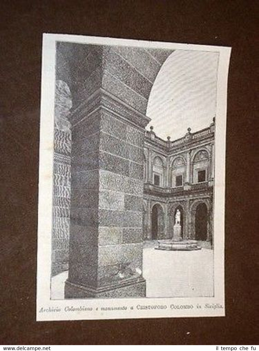 Siviglia o Sevilla Archivio colombiano e Monumento