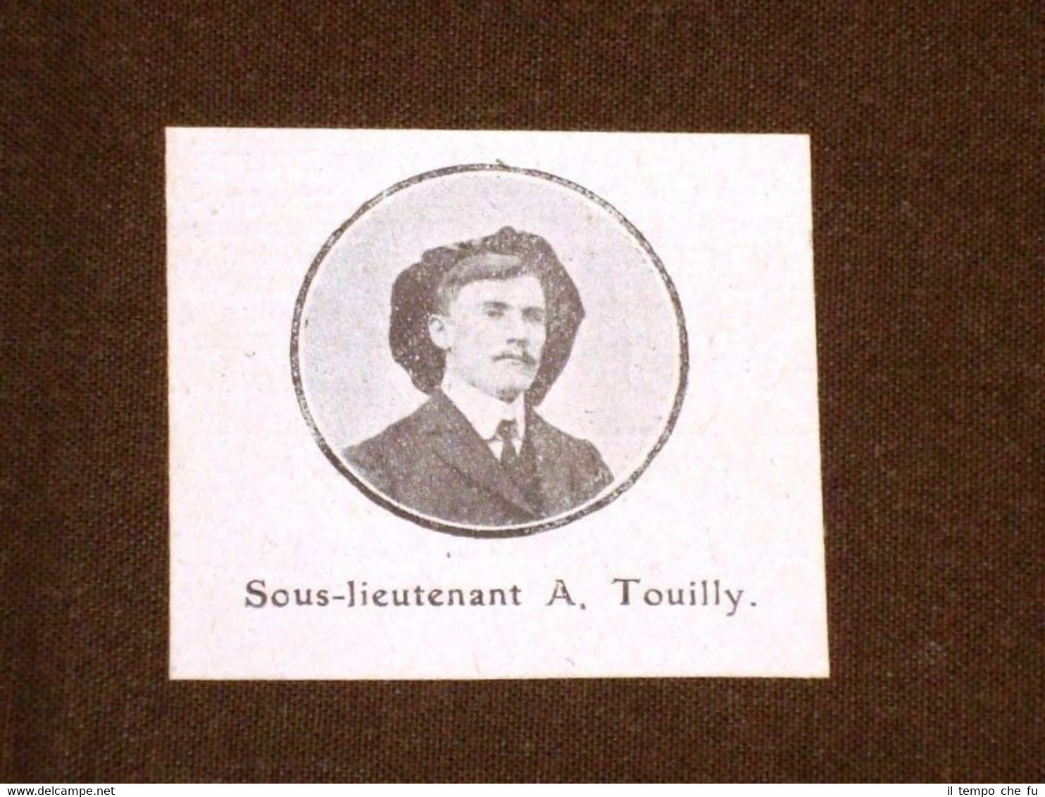 Sous Lieutenant A. Touilly