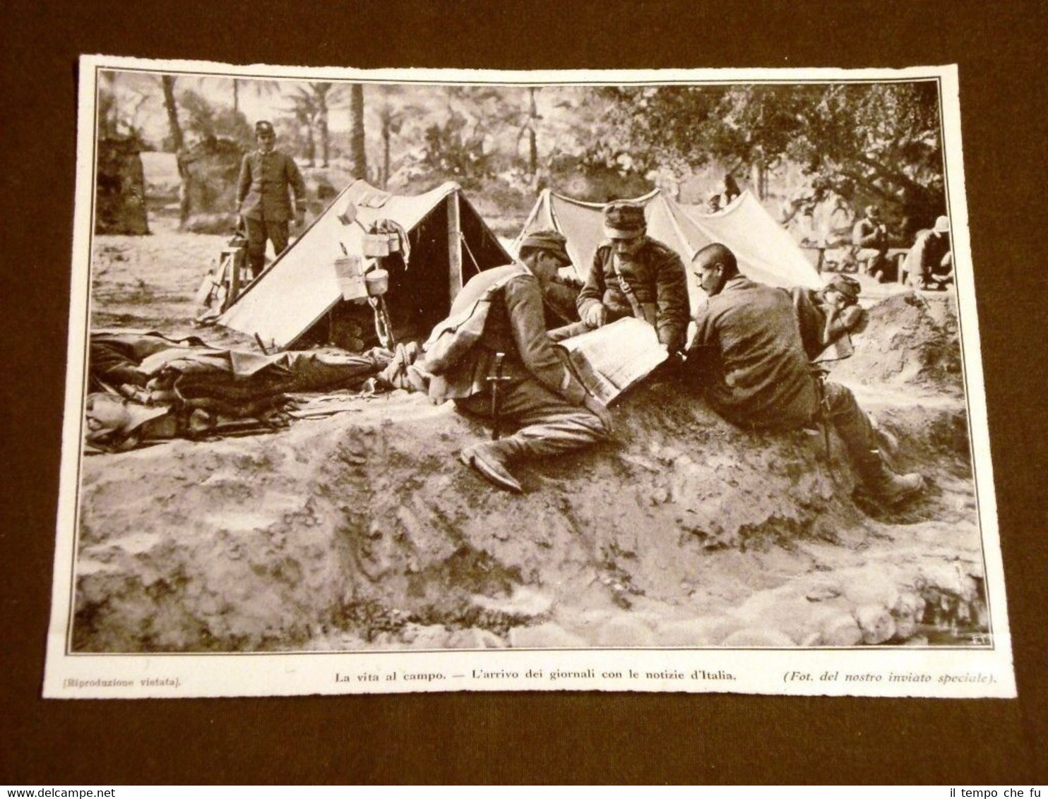 Spedizione d'Italia in Libia nel 1911 La vita al campo …