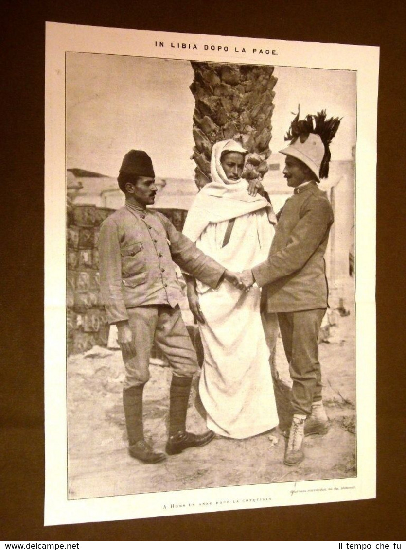 Spedizione d'Italia in Libia nel 1912 Ad Homs un anno …