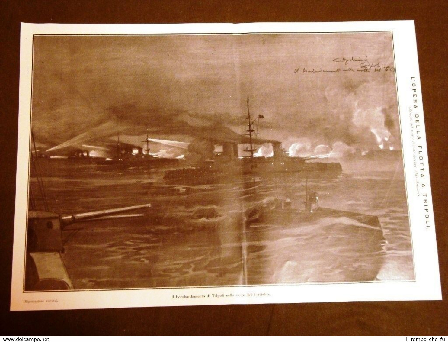 Spedizione dell'Italia in Libia nel 1911 Bombe su Tripoli cannoni …