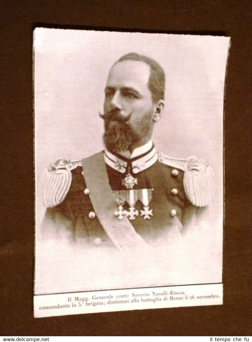 Spedizione Italia in Libia nel 1911 Conte Saverio Nasalli Rocca …