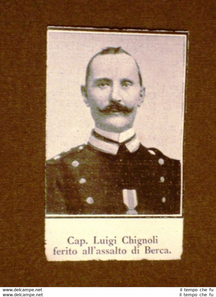 Spedizione Italia Tripolitania Libia nel 1911 Caduto Capitano Luigi Chignoli