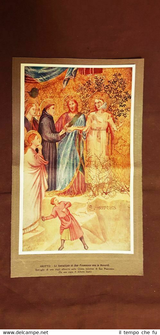 Sposalizio di San Francesco con la povertà Giotto Chiesa inferiore …