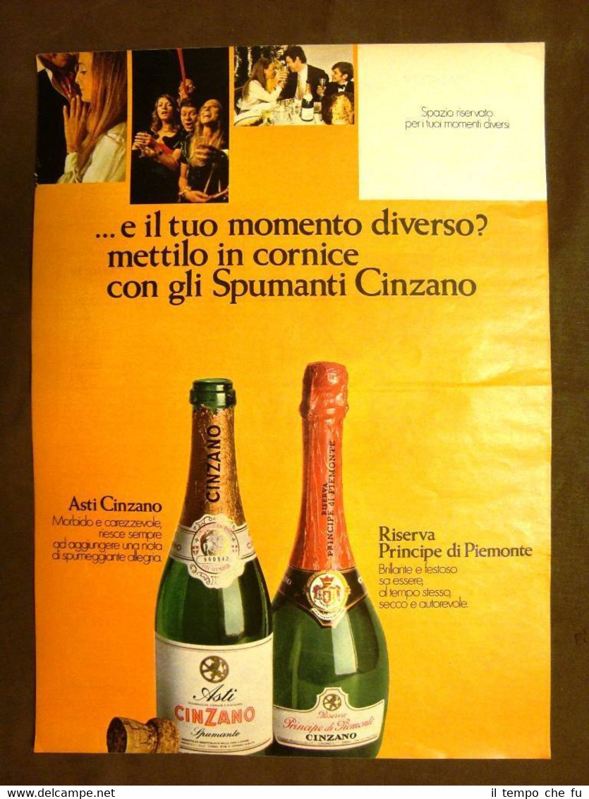 Spumante Cinzano Asti e Principe di Piemonte Pubblicità vintage anni …