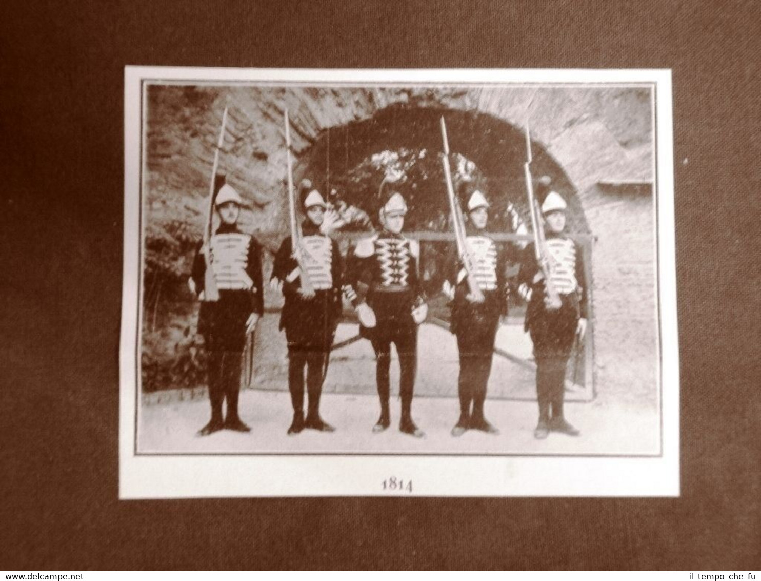 Stampa del 1924 Divise dei Granatieri di Sardegna nel 1814 …