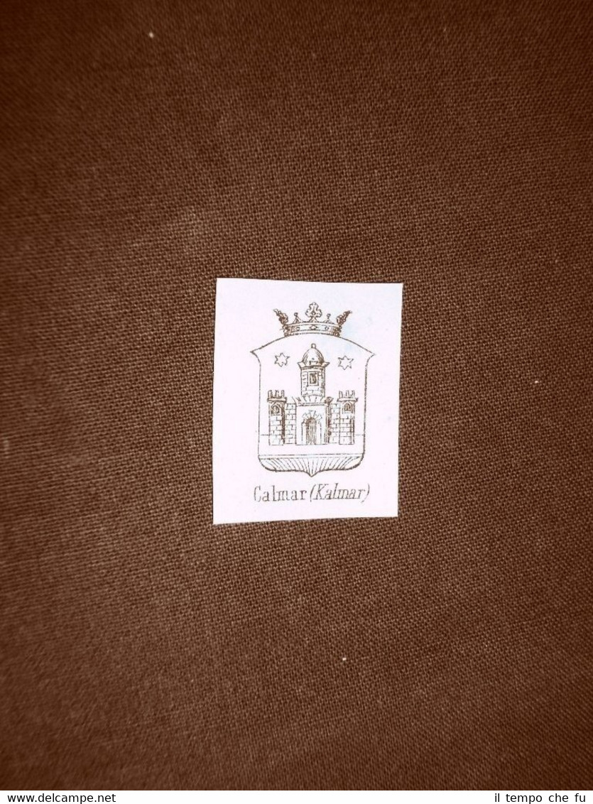 Stemma o blasone della città di Calmar o Kalmar - …