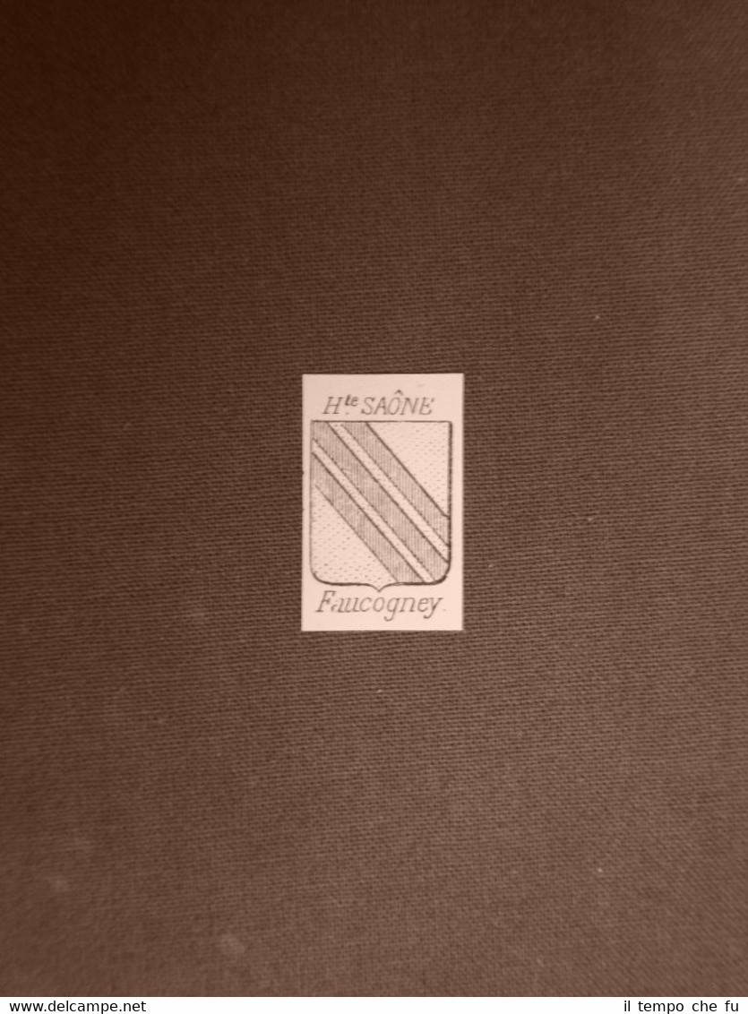 Stemma o blasone della città di Faucogney - Francia Anno …