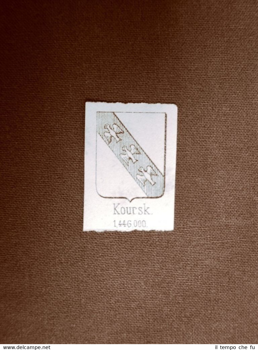 Stemma o blasone della città di Koursk - Russia Anno …
