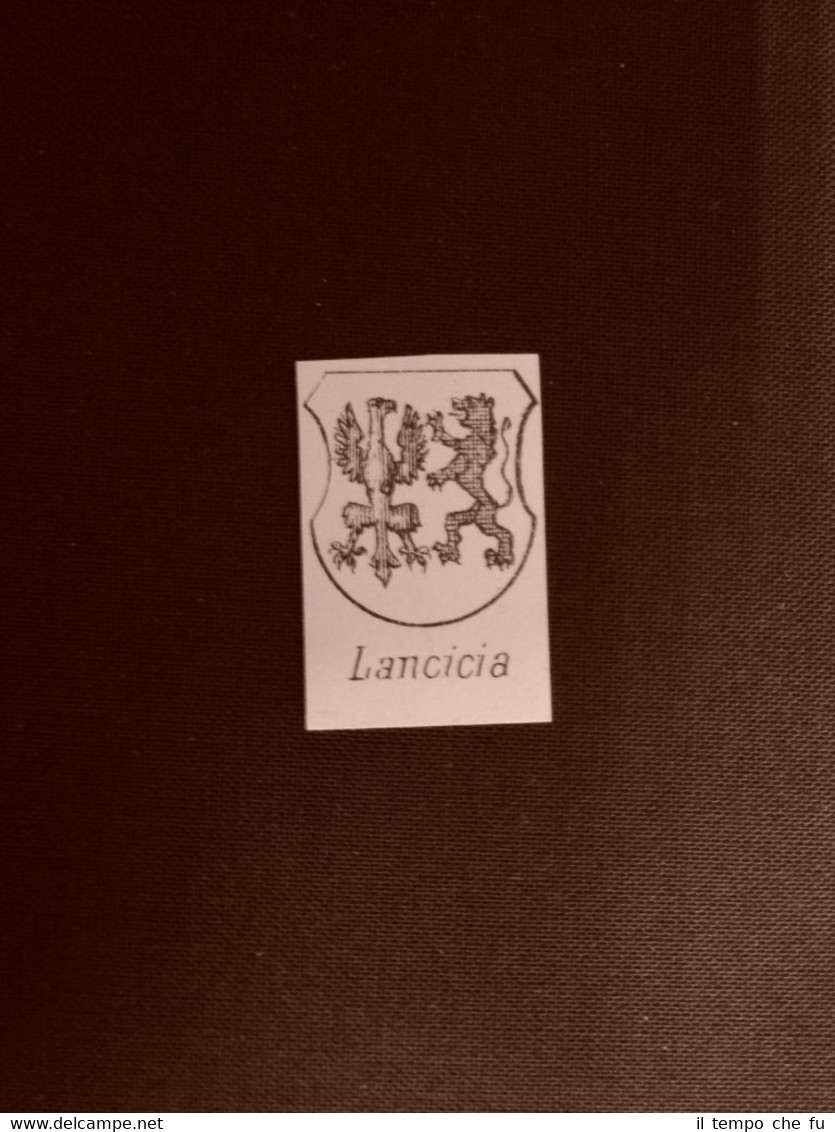 Stemma o blasone della città di Lancicia - Polonia Anno …