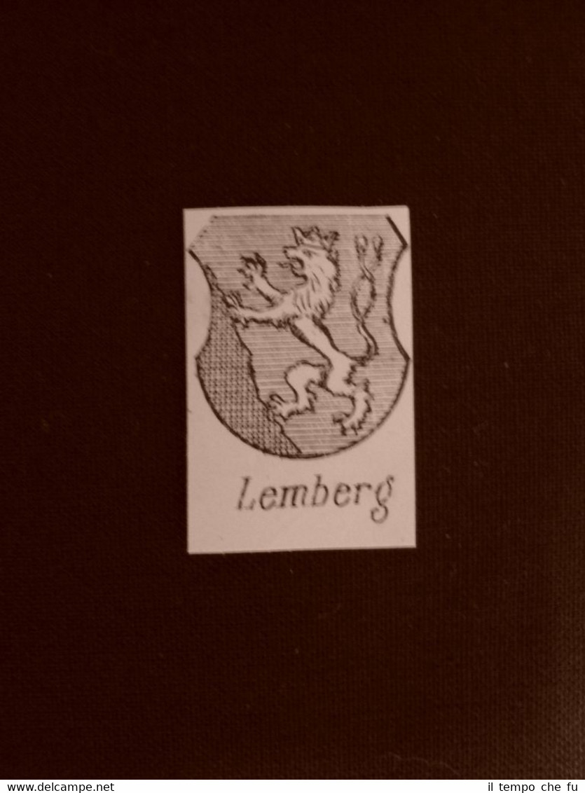 Stemma o blasone della città di Lemberg - Polonia Anno …
