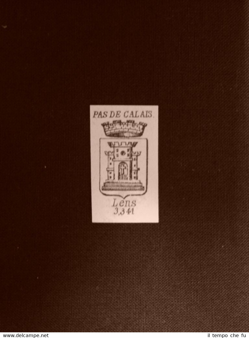 Stemma o blasone della città di Lens - Francia Anno …