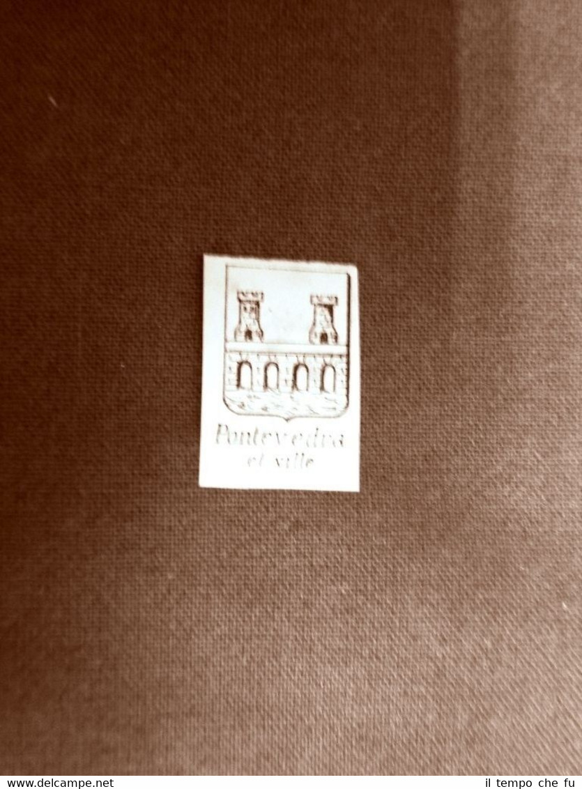 Stemma o blasone della città di Pontevedra et ville - …