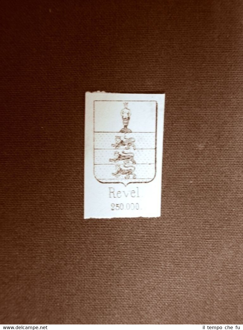 Stemma o blasone della città di Revel - Russia Anno …