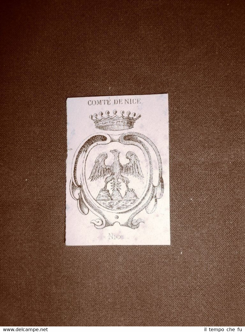 Stemma o blasone della Contea di Nizza o Nice - …