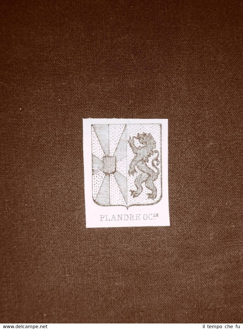 Stemma o blasone Regione della Fiandra occidentale - Belgio Anno …