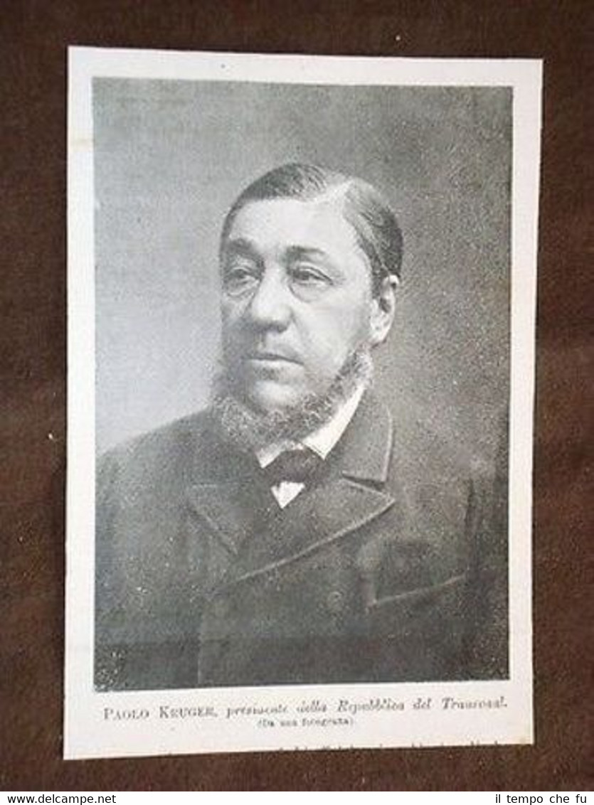 Stephanus Johannes Paul Kruger di Colesberg Transvaal