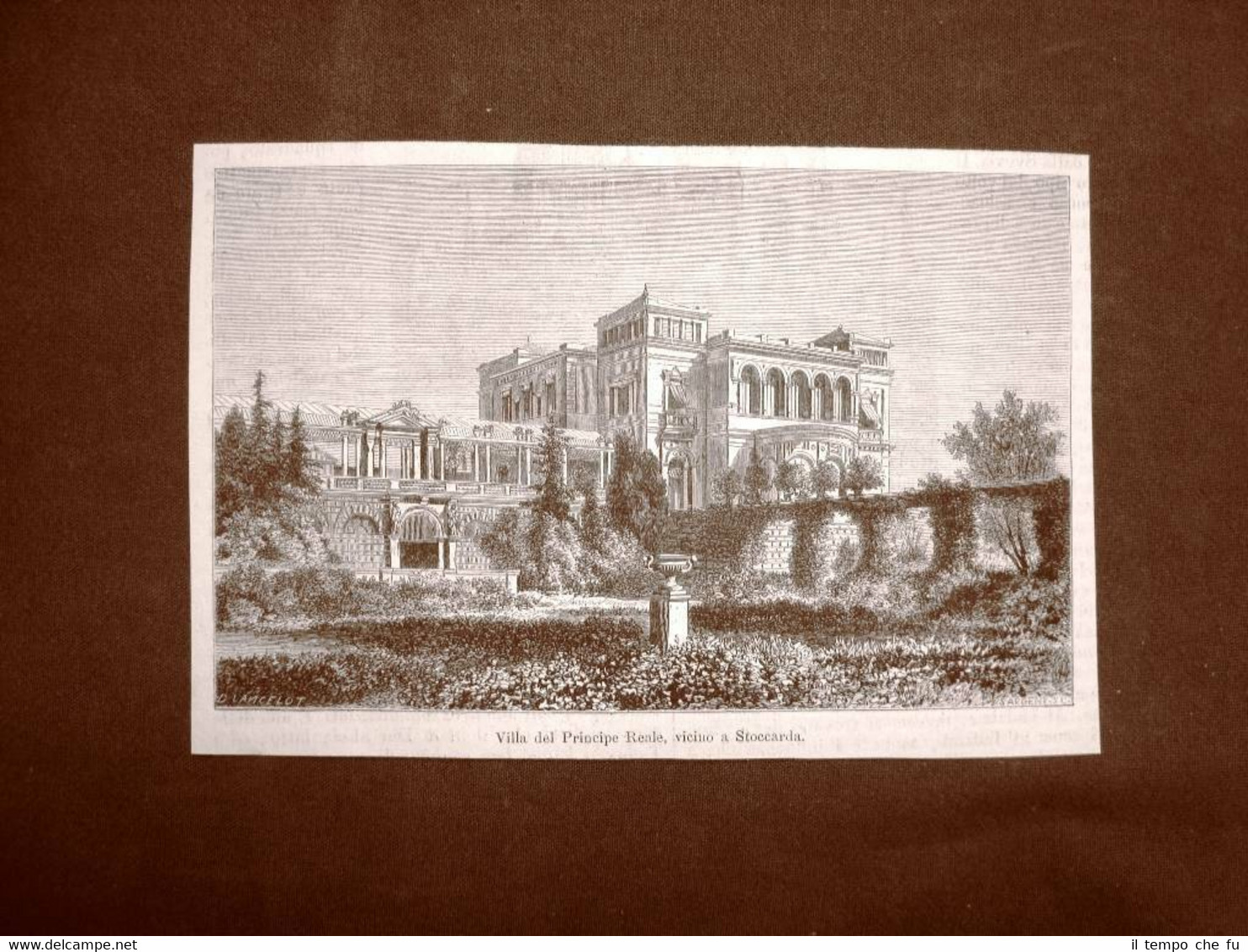 Stoccarda nel 1863 La Villa del Principe reale di Germania