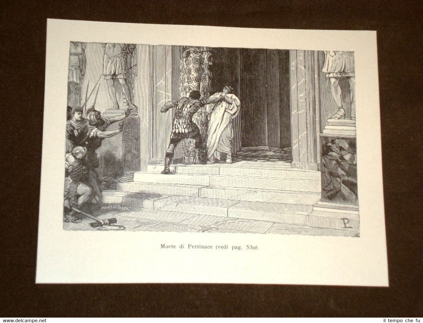 Storia di Roma La morte di Pertinace Incisione di L. …