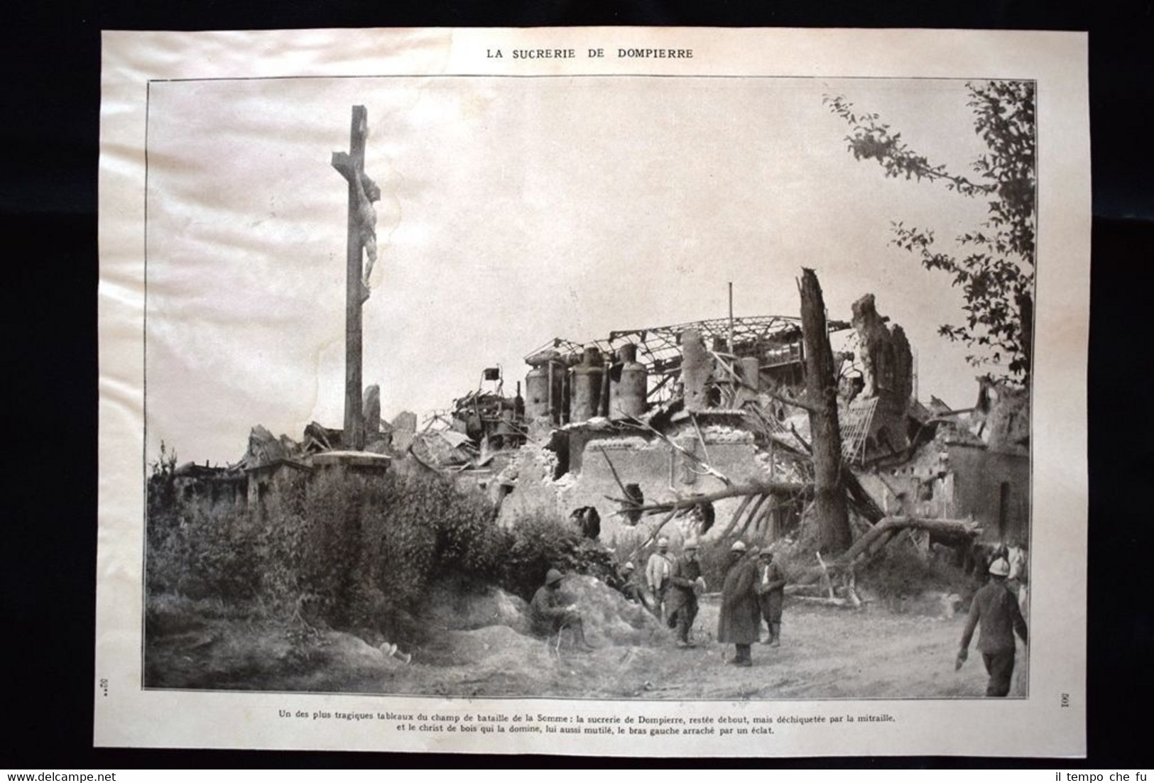 Sucrerie de Dompierre, Troupes à Herbécourt WW1 Guerra 1914 - …